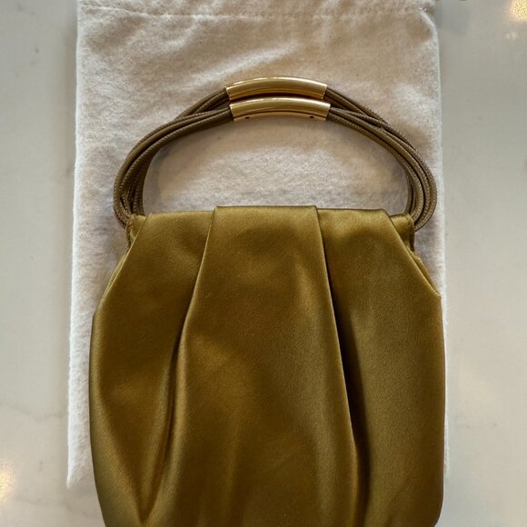 NWT Saint Laurent Mini Pochon Bag in New Jungle - Picture 4 of 10